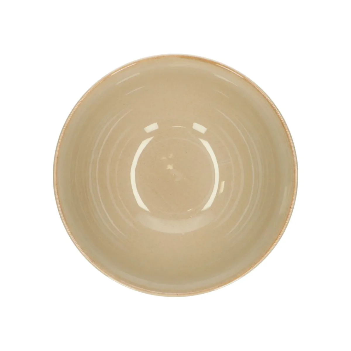 Schalen|Soepkommen*DILLE & KAMILLE Schaal reactief glazuur, steengoed, zand, Ø 18 cm