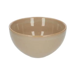 Schalen|Soepkommen*DILLE & KAMILLE Schaal reactief glazuur, steengoed, zand, Ø 13.5 cm