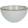 Schalen|Soepkommen*DILLE & KAMILLE Schaal reactieve glazuur, steengoed, grijs, Ø 18 cm