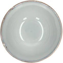 Schalen|Soepkommen*DILLE & KAMILLE Schaal reactieve glazuur, steengoed, grijs, Ø 18 cm