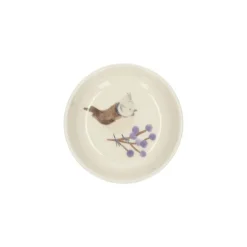 Schalen*DILLE & KAMILLE Schaaltje, steengoed, kuifmees, Ø 9 cm