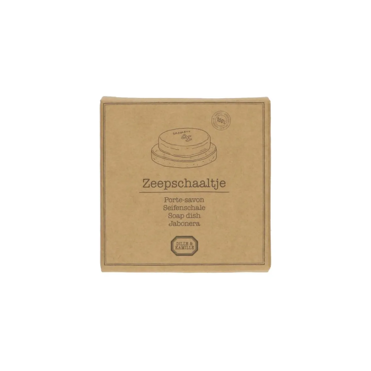 Shampoo Bars|Haarverzorging*DILLE & KAMILLE Schaaltje voor shampoo of conditioner bar, kiezelaarde