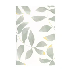 Schriftjes & Notitieboeken|Knutselspullen*DILLE & KAMILLE Schrift, gestippelde lijntjes, silhouet blad, A5