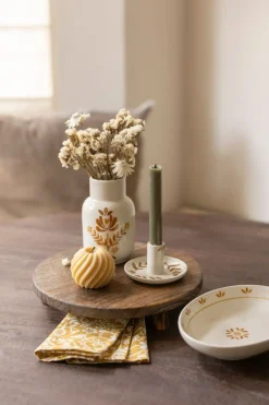 Tinten En Texturen|Herfst Decoratie*DILLE & KAMILLE Servet, GOTS bio-katoen, decoratief, 40 x 40 cm