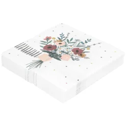 Servetten*DILLE & KAMILLE Servetten, papier, bosje bloemen, 33 x 33 cm, 20 stuks