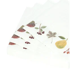 Bakken Met Peren|Servetten*DILLE & KAMILLE Servetten, papier, perenoogst, 33 x 33 cm,
