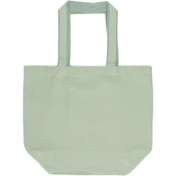 Canvas Tassen|Boodschappentassen*DILLE & KAMILLE Shopper, bio-katoen, groen, 44 x 35 cm