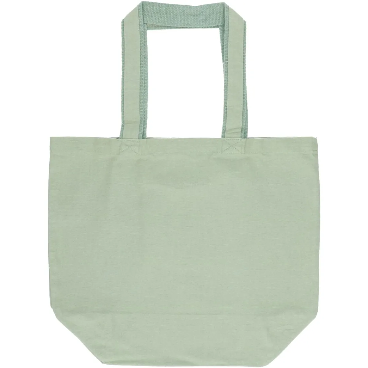 Canvas Tassen|Boodschappentassen*DILLE & KAMILLE Shopper, bio-katoen, groen, 44 x 35 cm