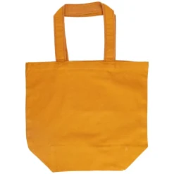 Canvas Tassen*DILLE & KAMILLE Shopper, bio-katoen, honinggeel, 45 x 37 x 19 cm