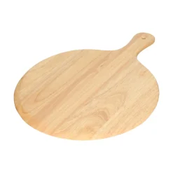Goed Gevulde Hapjesplank|Italiaans Koken*DILLE & KAMILLE Snij-/pizzaplank, rubberhout, Ø 33 cm