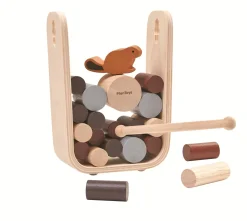 Spelletjes|Speelgoed Voor 3 Jaar*DILLE & KAMILLE Spel bever en dam, hout, 3+