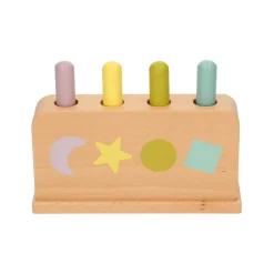 Spelletjes|Speelgoed Voor 2 Jaar*DILLE & KAMILLE Springpinnen, hout, babyspeelgoed