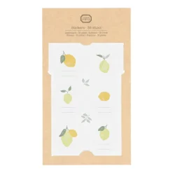 Cadeauversiering*DILLE & KAMILLE Stickervel, citroenen, 6 vellen