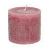 Herfst Decoratie|Stompkaarsen*DILLE & KAMILLE Stompkaars, donker roze, 10 x 9 cm
