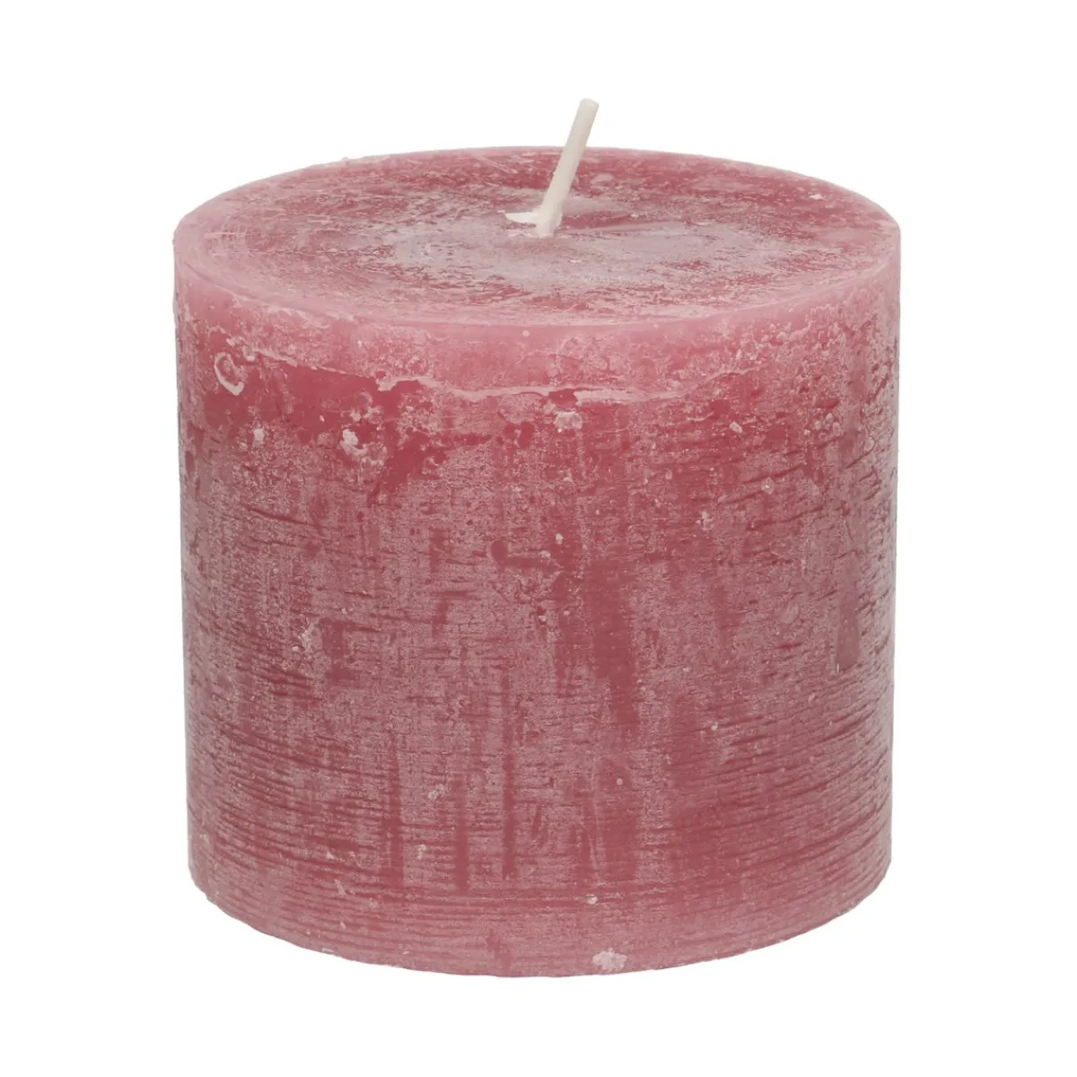 Herfst Decoratie|Stompkaarsen*DILLE & KAMILLE Stompkaars, donker roze, 10 x 9 cm