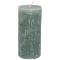Stompkaarsen*DILLE & KAMILLE Stompkaars, eucalyptusgroen, 7 x 15 cm