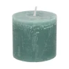 Stompkaarsen*DILLE & KAMILLE Stompkaars, groen eucalyptus, 10 x 9 cm