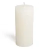 Tinten En Texturen|Herfst Decoratie*DILLE & KAMILLE Stompkaars, wit, 15 cm