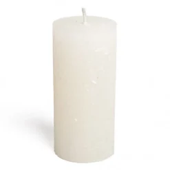 Tinten En Texturen|Herfst Decoratie*DILLE & KAMILLE Stompkaars, wit, 15 cm