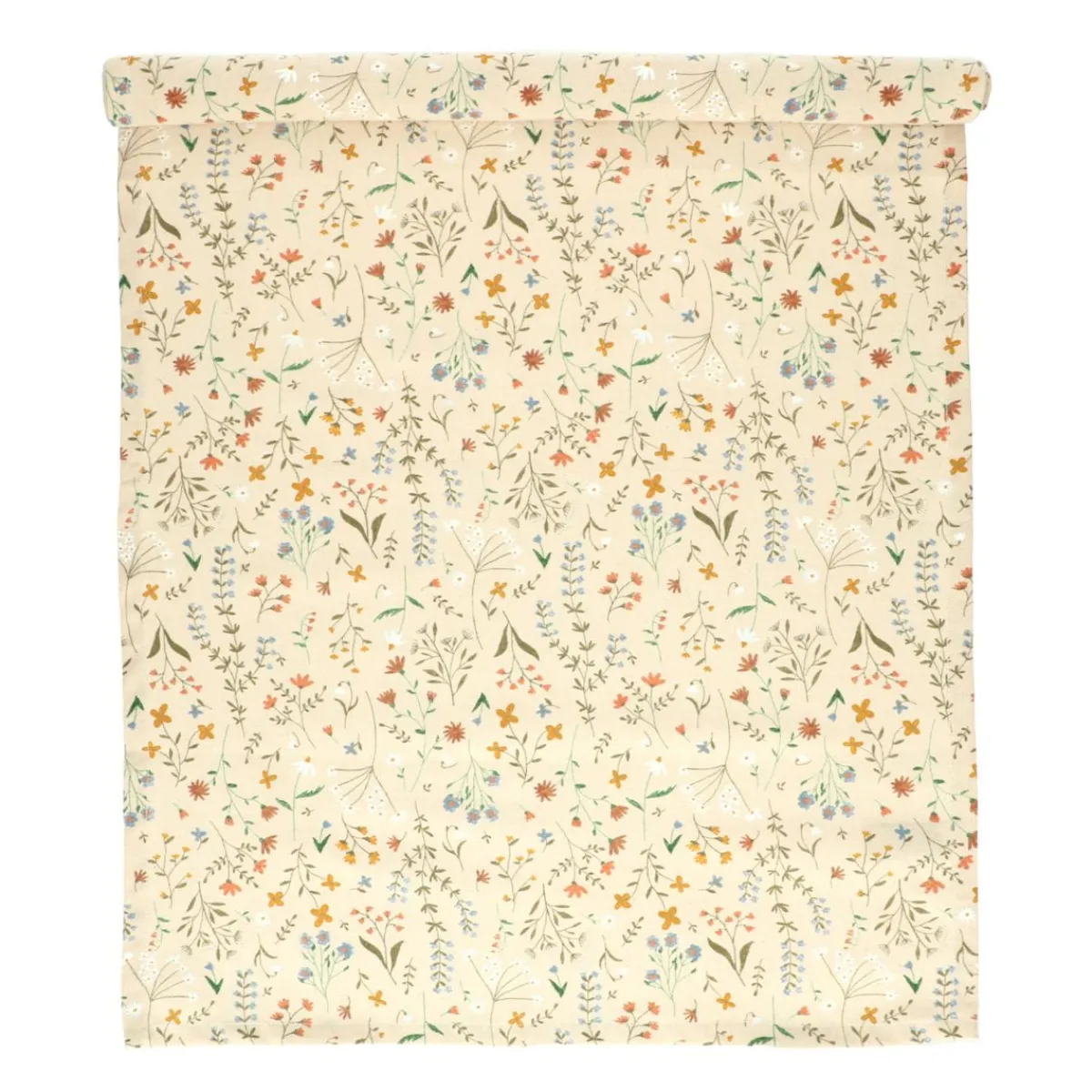 Tafellopers*DILLE & KAMILLE Tafelloper, GOTS bio-katoen, veldbloemen, 50 x 145 cm