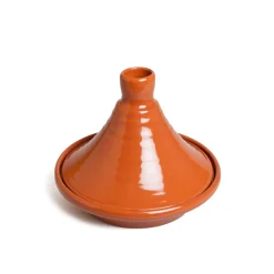 Ovenschalen*DILLE & KAMILLE Tajine, rood aardewerk, 2-4 personen, Ø 24 cm