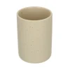 Badkameraccessoires*DILLE & KAMILLE Tandenborstelbeker, beige spikkel, keramiek
