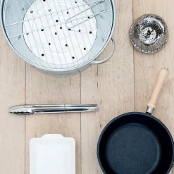 Oosters Koken|Spatels, Kooklepels & Gardes*DILLE & KAMILLE Tang geschulpt, roestvrij staal, 23 cm