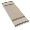 Tapijten*DILLE & KAMILLE Tapijt, gerecycled katoen, beige streep multicolor, lang