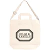Canvas Tassen*DILLE & KAMILLE Tas, , gerecycled katoen, verstelbaar hengsel, 40 x 12 x 40 cm