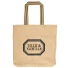 Canvas Tassen*DILLE & KAMILLE Tas, , jute met hengsel, 44 x 8 x 44 cm
