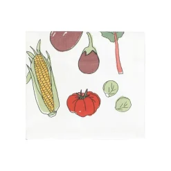 Vaatdoeken*DILLE & KAMILLE Theedoek, bio-katoen, fruit en groente 50 x 70 cm