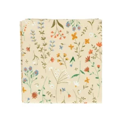 Vaatdoeken*DILLE & KAMILLE Theedoek, bio-katoen, veldbloemen, 50 x 70 cm