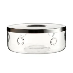 Pannen Vol Smaak|Theelichthouders*DILLE & KAMILLE Theelichthouder voor theepot, hittebestendig glas en rvs