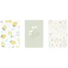 Schriftjes & Notitieboeken|Knutselspullen*DILLE & KAMILLE To do-blokje, citroen, margriet en veldbloemen, set van 3, 12 x 8 cm