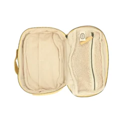 Toilettassen*DILLE & KAMILLE Toilettas groot, biologisch katoen, geel, 26 x 16 x 10 cm geel