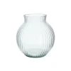 Vazen*DILLE & KAMILLE Vaas, gerecycled glas, transparant, Ø17CM