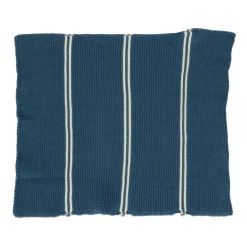 Schotelvodden*DILLE & KAMILLE Vaatdoekjes, gebreid katoen, blauw, 2 stuks, 25 x 25 cm