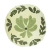 Tinten En Texturen|Herfst Decoratie*DILLE & KAMILLE Velours kussen, rond, Ø 40 cm, groen