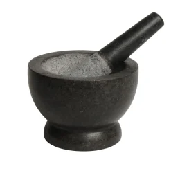 Oosters Koken|Vijzels*DILLE & KAMILLE Vijzel, zwart graniet, Ø 17 cm