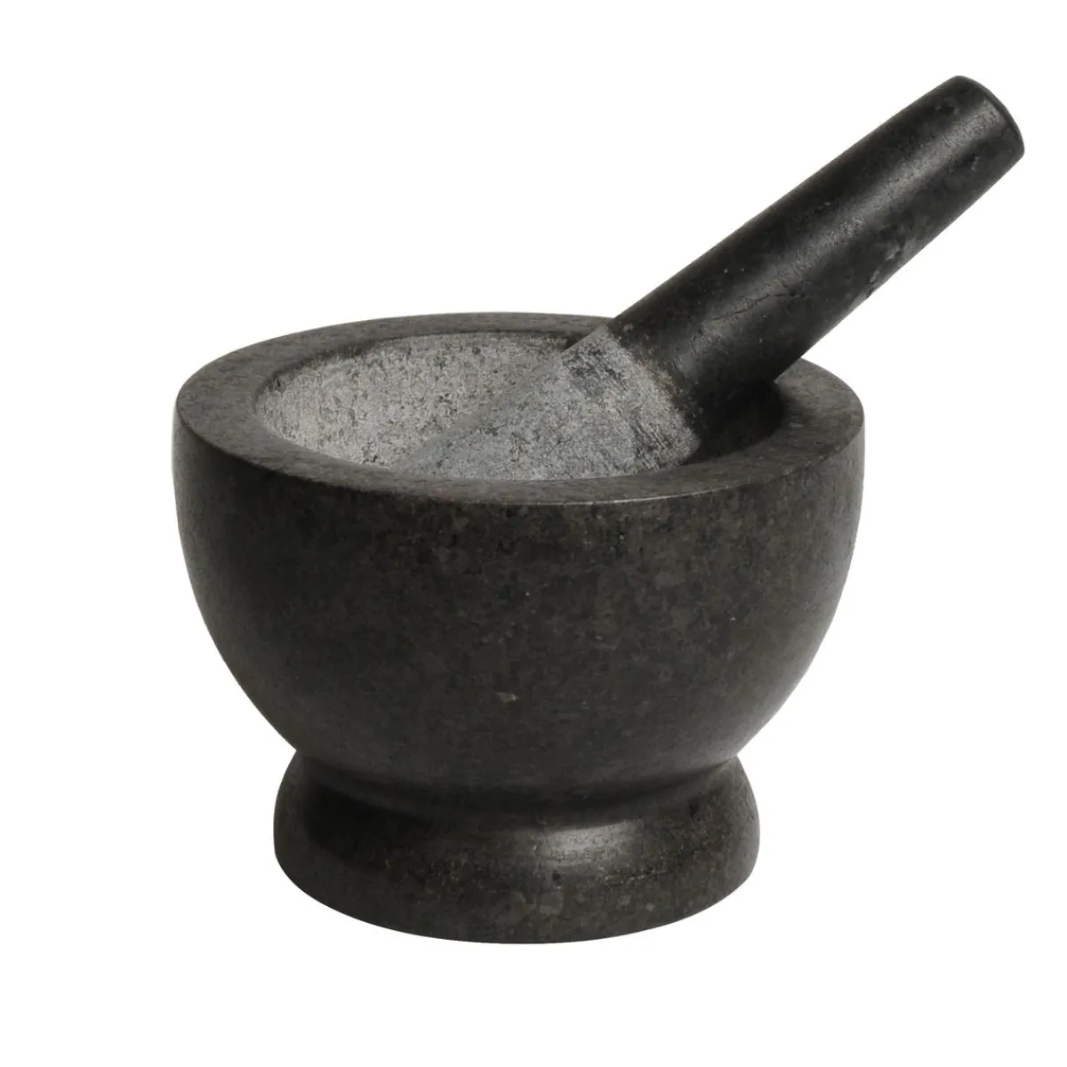 Oosters Koken|Vijzels*DILLE & KAMILLE Vijzel, zwart graniet, Ø 17 cm