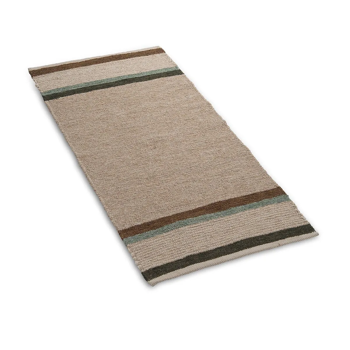 Tapijten*DILLE & KAMILLE Vloerkleed, gerecycled katoen, streep multicolor, 70 x 150 cm