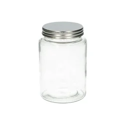 Voorraadpotten*DILLE & KAMILLE Voorraadpot, glas en metaal, 520 ml