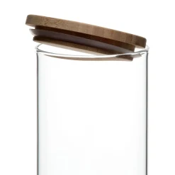 Voorraadpotten*DILLE & KAMILLE Voorraadpot met bamboe deksel, glas, 1650 ml
