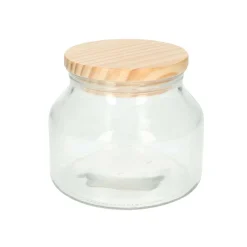 Goed Gevulde Hapjesplank|Voorraadpotten*DILLE & KAMILLE Voorraadpot met houten deksel, glas, klein