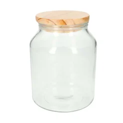 Goed Gevulde Hapjesplank|Voorraadpotten*DILLE & KAMILLE Voorraadpot met houten deksel, glas, groot