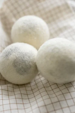 Onderhoud*DILLE & KAMILLE Wasdroogbollen, vilt, 3 stuks