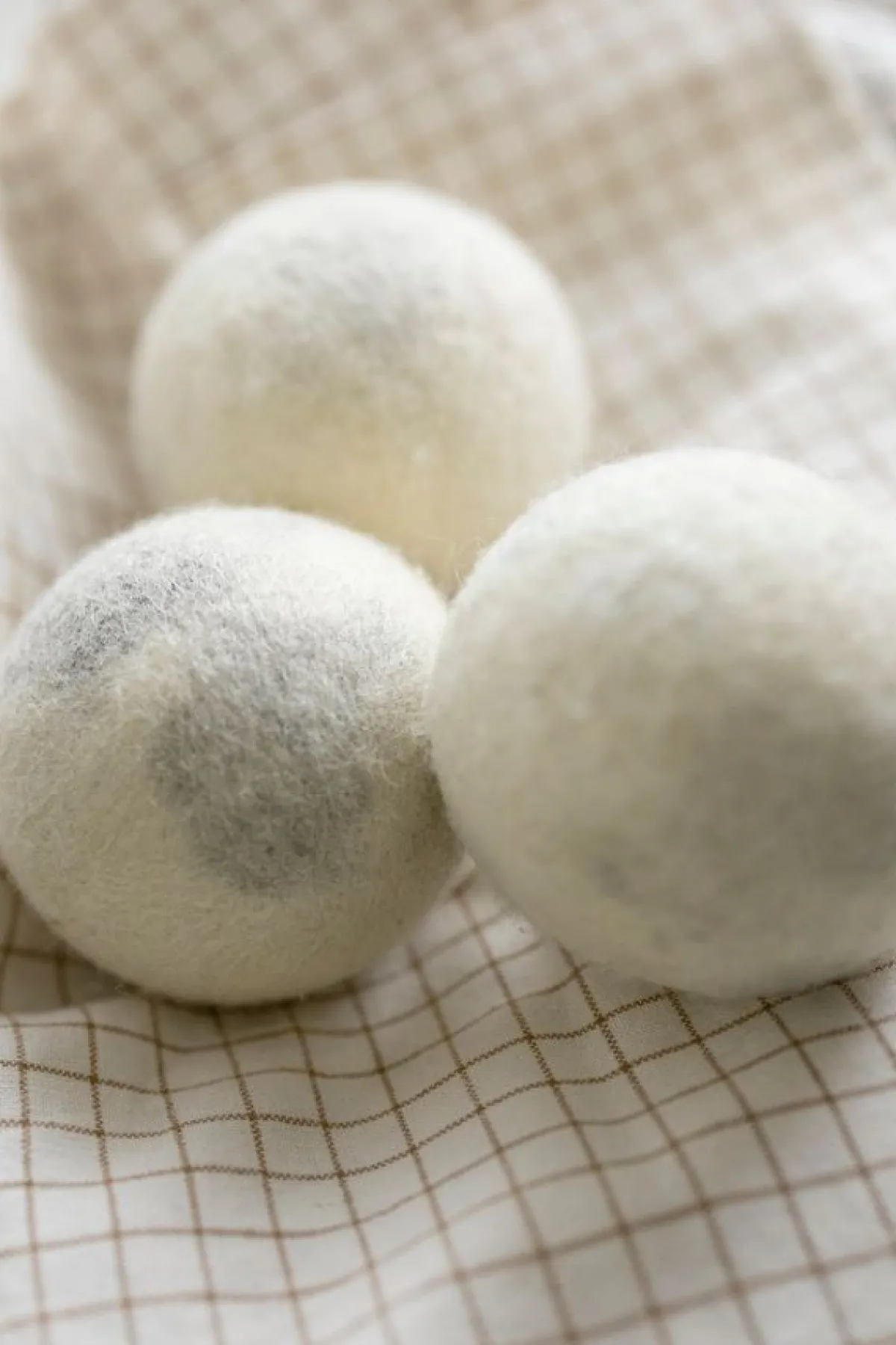 Onderhoud*DILLE & KAMILLE Wasdroogbollen, vilt, 3 stuks