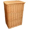Badkameraccessoires|Wasmanden*DILLE & KAMILLE Wasmand recht, wilgenteen, met voering, groot