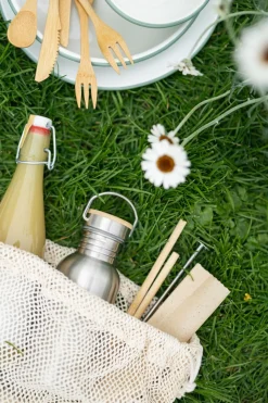 Picknick*DILLE & KAMILLE Waterfles, rvs, 500 ml
