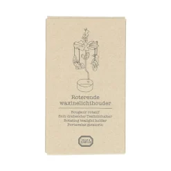 Theelichthouders*DILLE & KAMILLE Waxinelichthouder draaiend, Pasen, metaal, ca. 15 cm